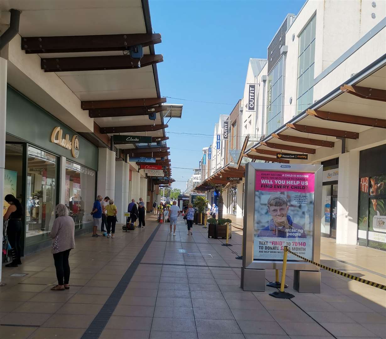 Both incidents happened near Westwood Cross shopping centre