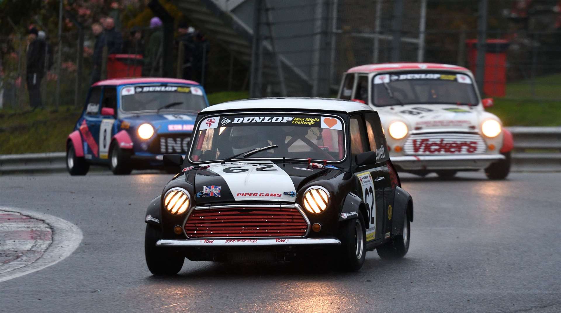 Chris Lovett, (62), from Whitstable, finished a best of fourth overall in the Dunlop Mini Winter Challenge