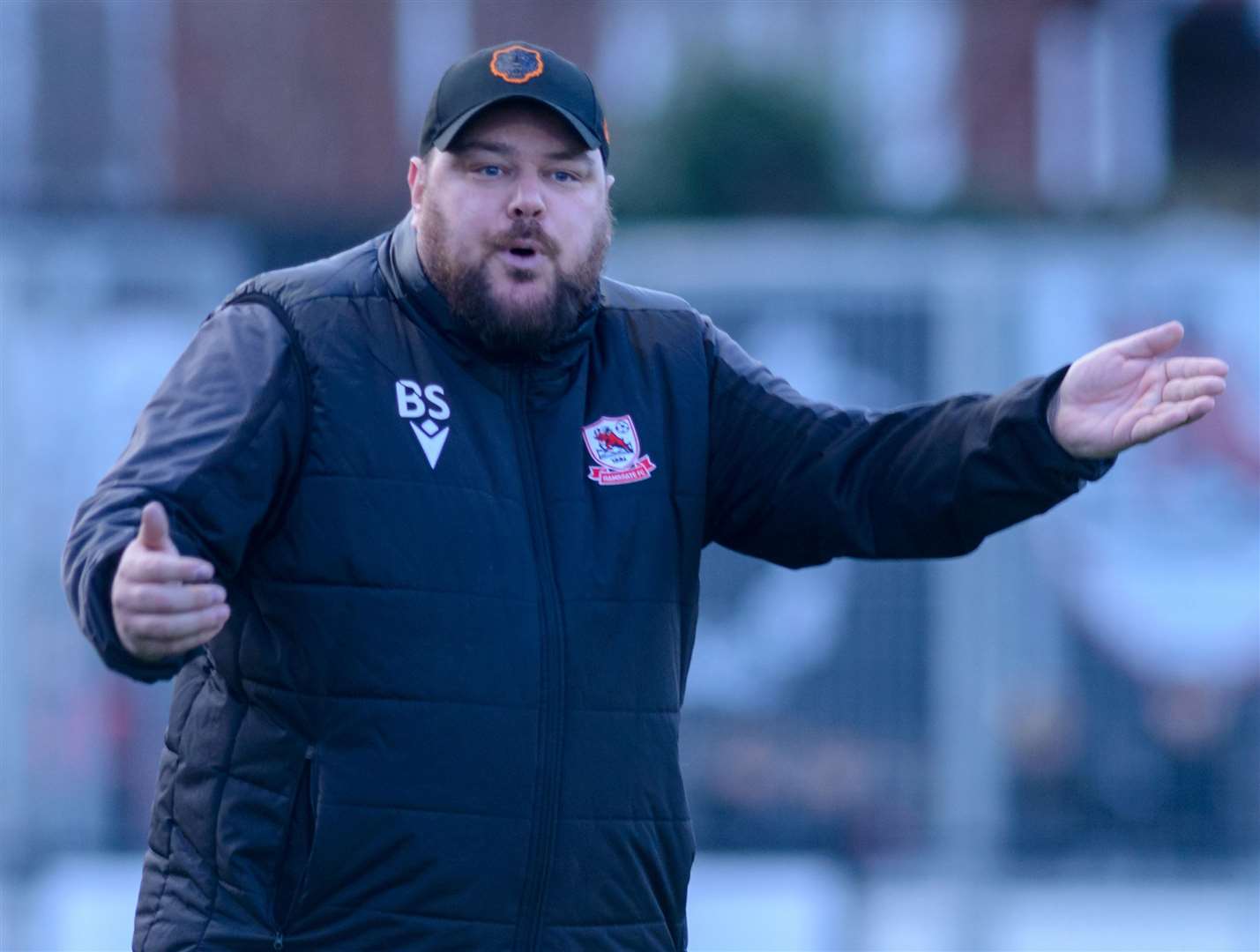 Ramsgate manager Ben Smith. Picture: Stuart Watson