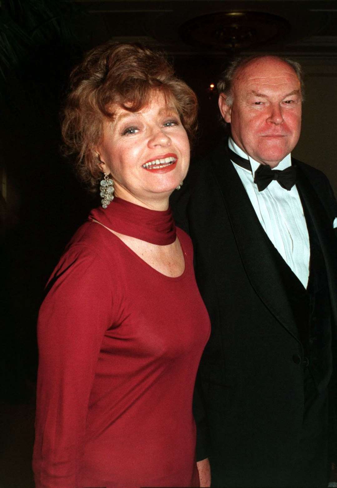 Actress Prunela Scales and her husband Timothy West in 1998 (Martin Hayhow/PA)