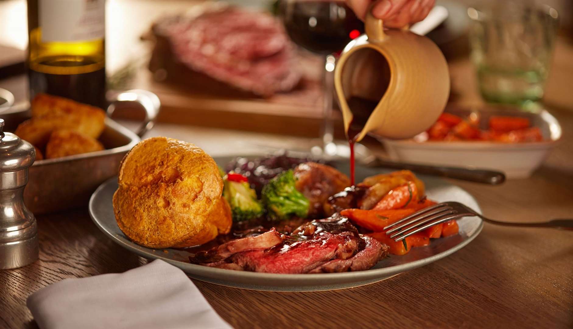 At this time of year, you just can’t beat a good Sunday roast in a country pub. Picture: iStock