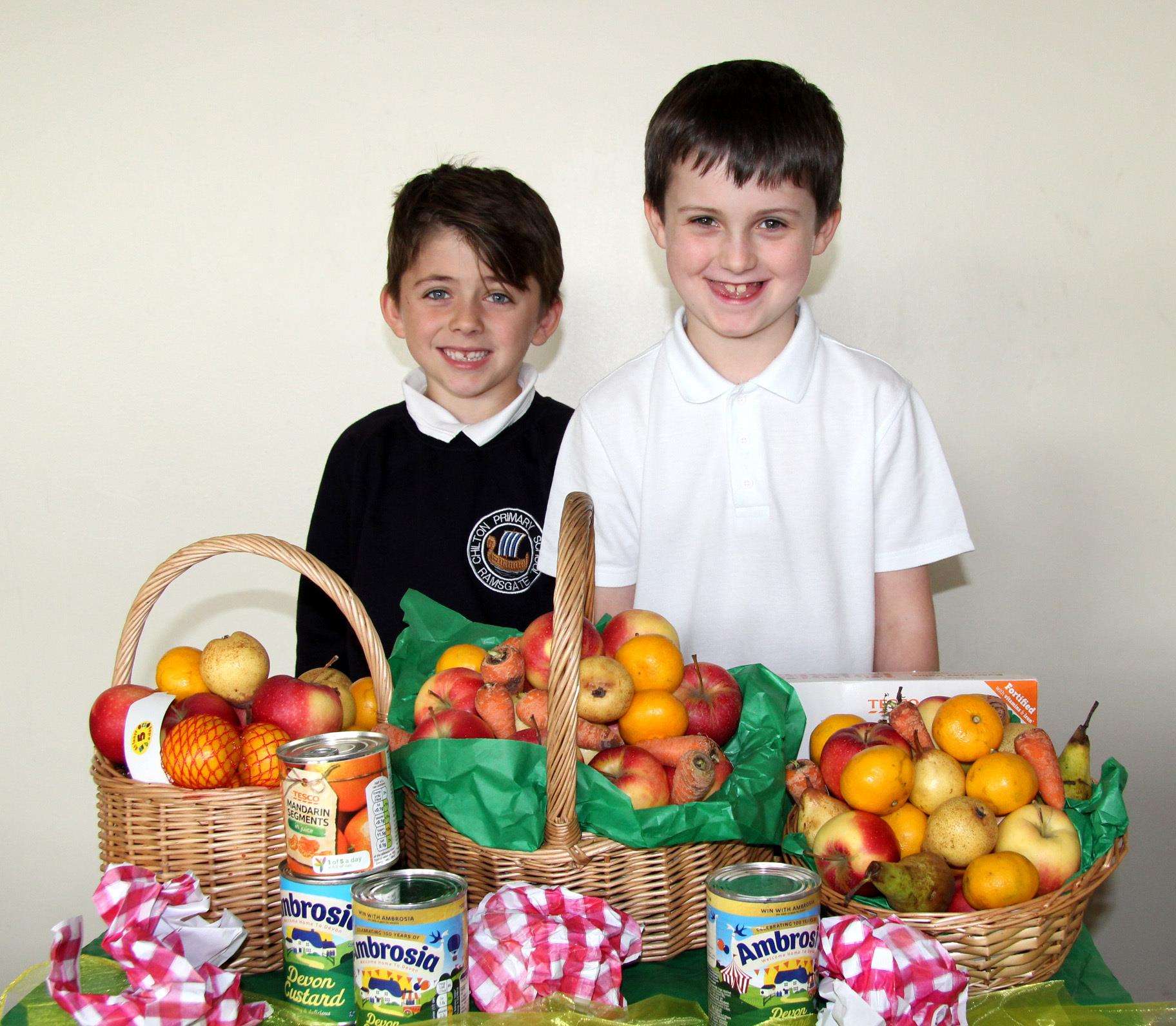 Pupils enjoying Chilton's harvest celebration (4594845)