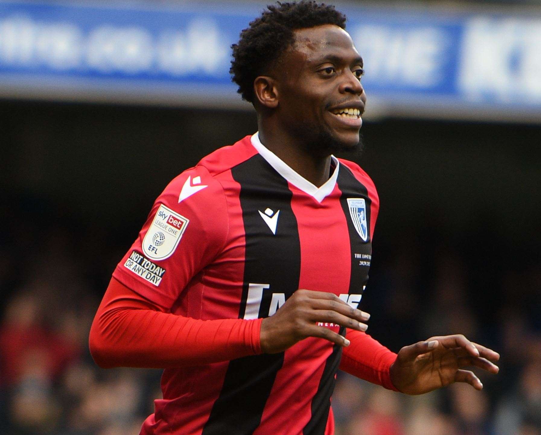 Gillingham defender David Tutonda Picture: Barry Goodwin