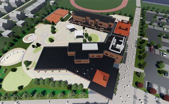 Alkerden C of E Academy is due to open in September 2025. Picture: Ebbsfleet Garden City