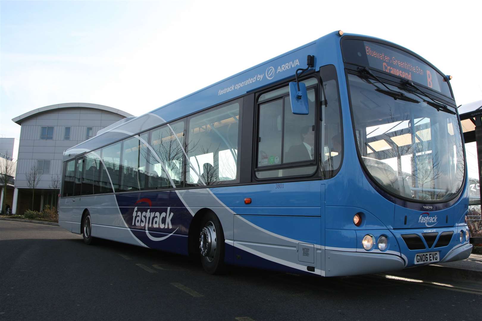 One of Arriva's Fastrack buses