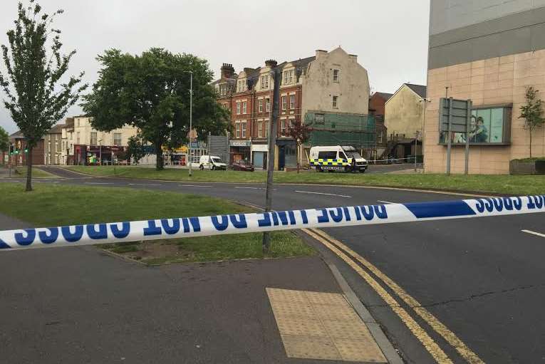 Several roads near to the car park have been closed