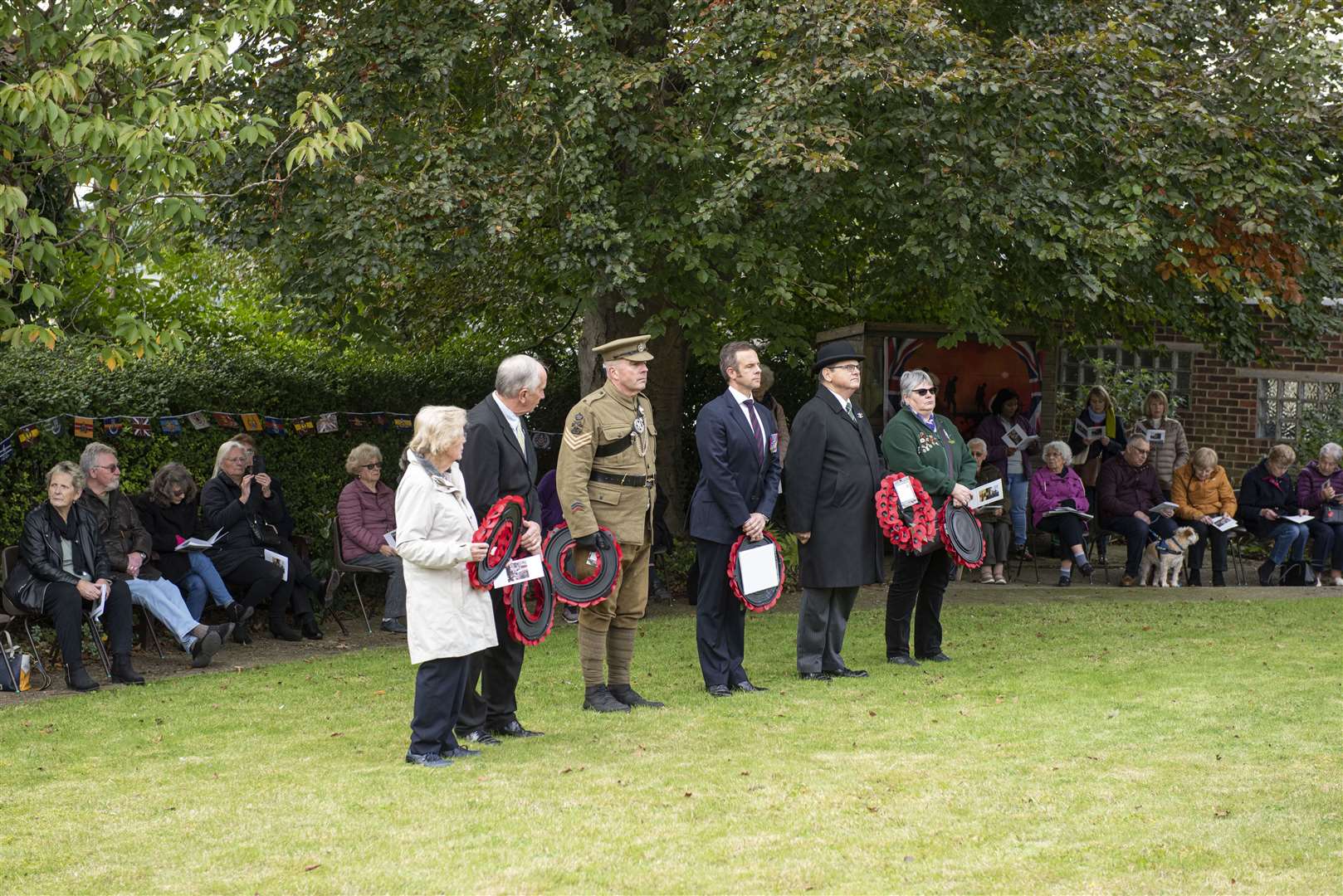 Wreaths were laid in remembrance. Picture Tony Pullen