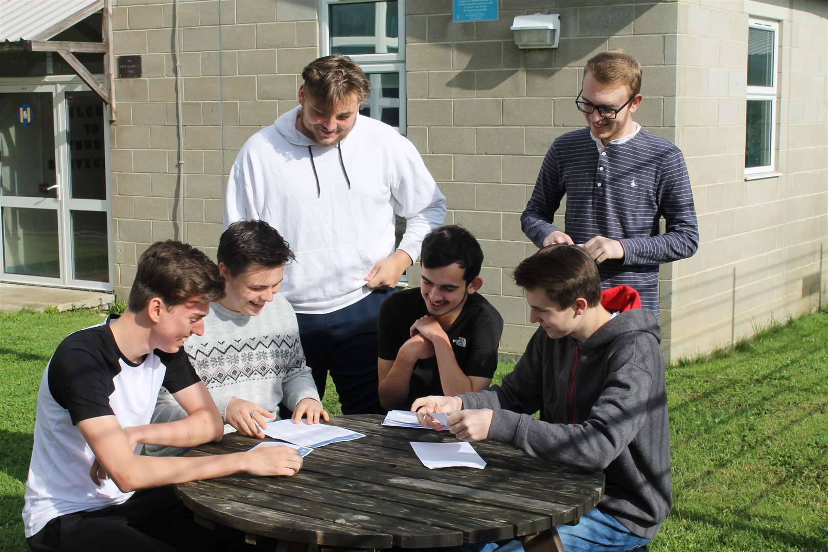 Students from The Hayesbrook School get their results (15281785)