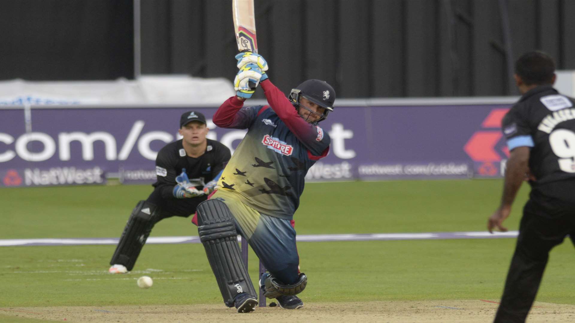 Alex Blake in action against Sussex. Picture: Chris Davey