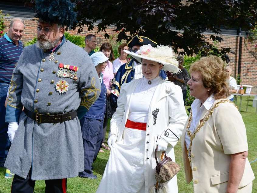 Re-enactment of assassination of Archduke Ferdinand in St Peter's