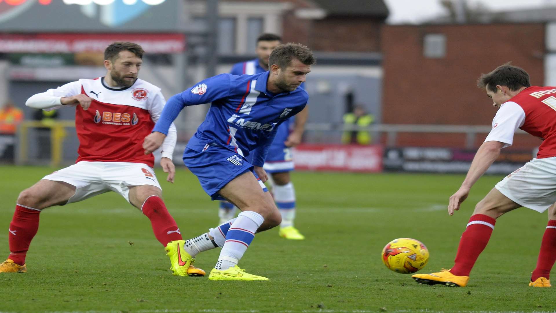 Skipper Doug Loft in action at Fleetwood on Saturday. Picture: Barry Goodwin