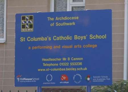 St Columba's School in Halcot Avenue, Bexleyheath, is one of seven fully closed due to strike action