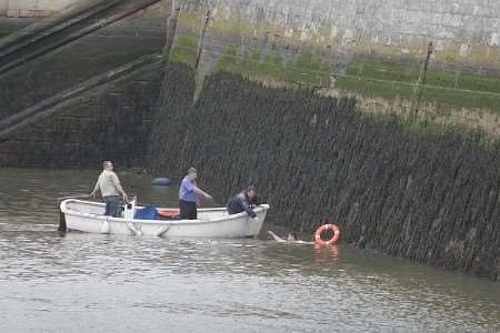 Rescue drama at The Esplanade, Rochester