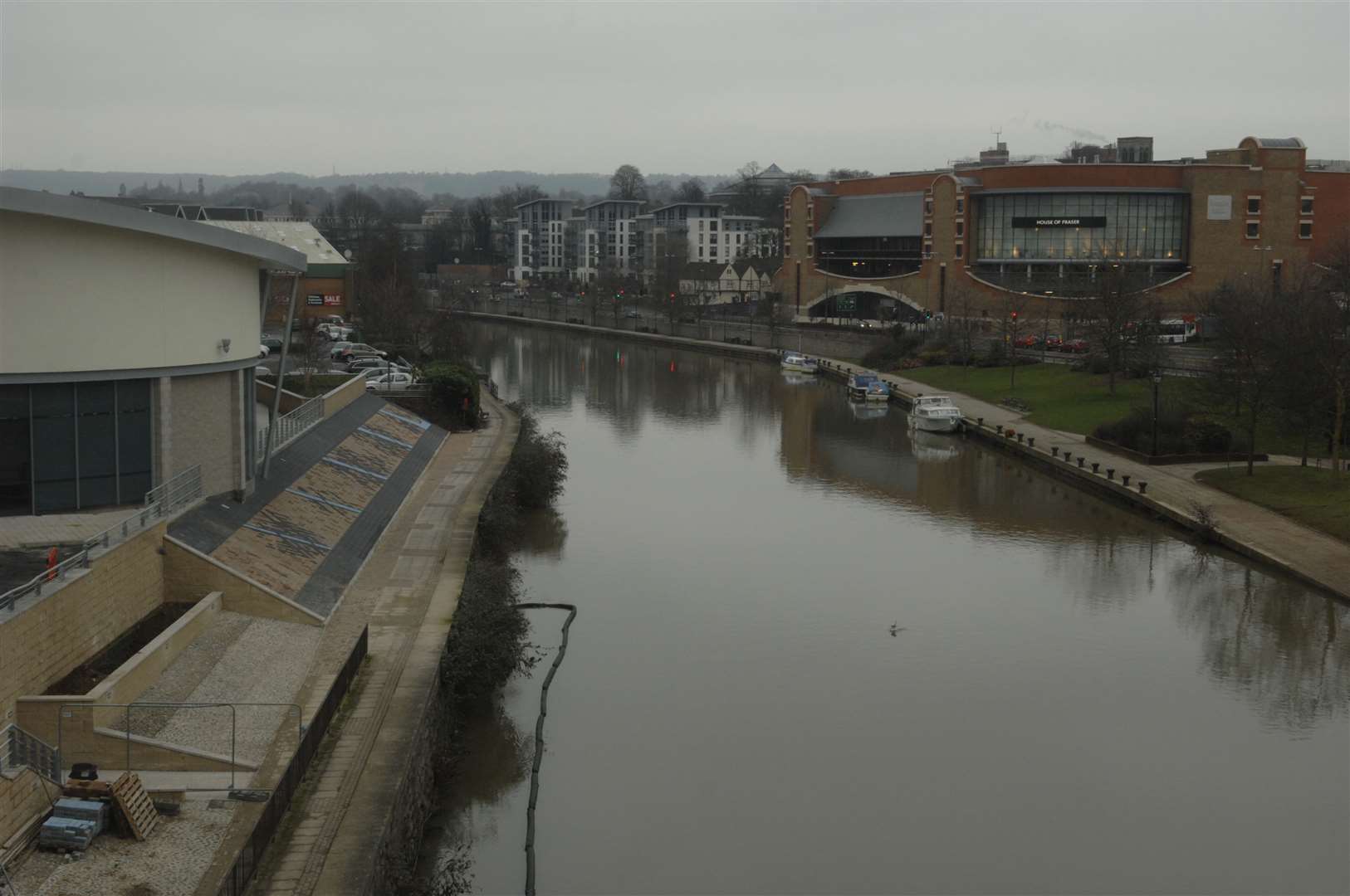 The river where Mr Willis was recovered