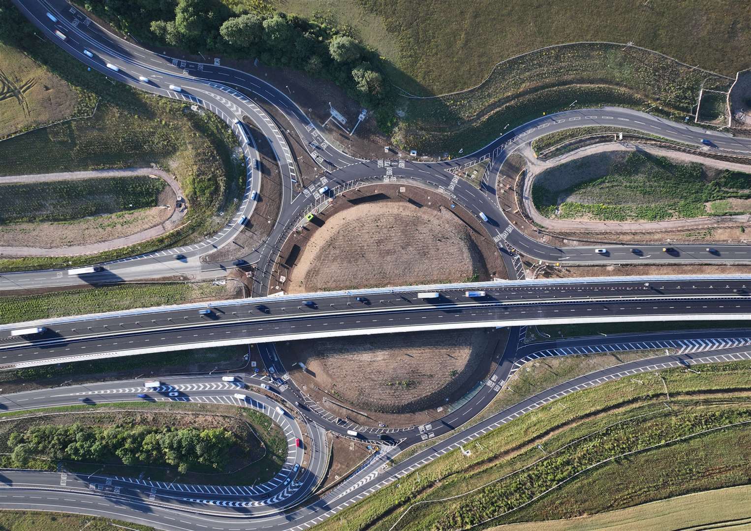 The Stockbury flyover, between Sittingbourne and Maidstone, has welcomed its first drivers. Picture: Phil Drew