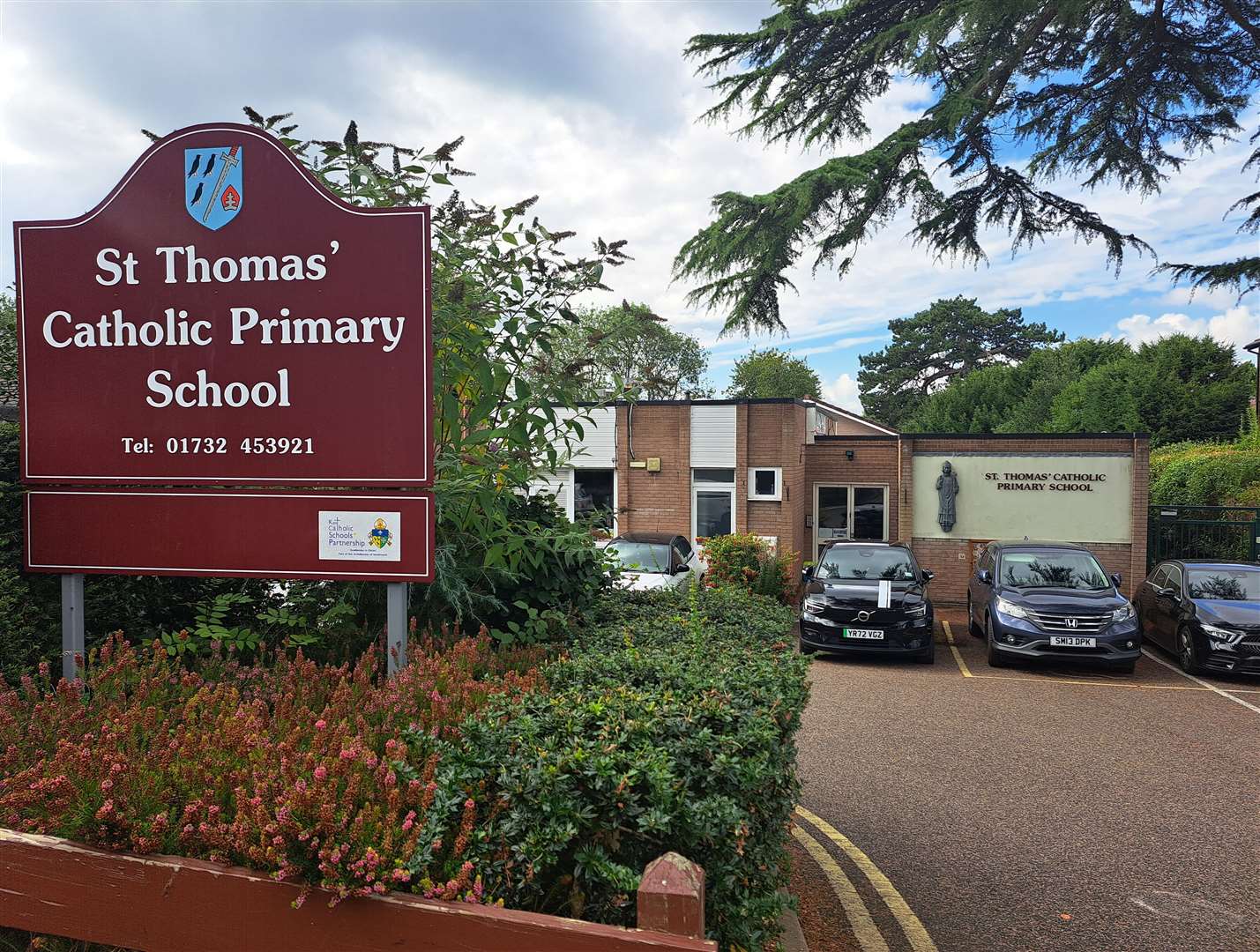 Children at St Thomas' Catholic Primary School are now surrounded by 20mph roads