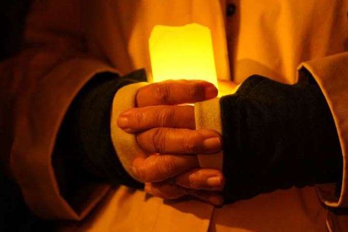 A vigil was held at Canterbury Cathedral on October 30, urging people to “come together in human solidarity” as the Israel-Hamas conflict continues. Picture: Gareth Fuller/ PA