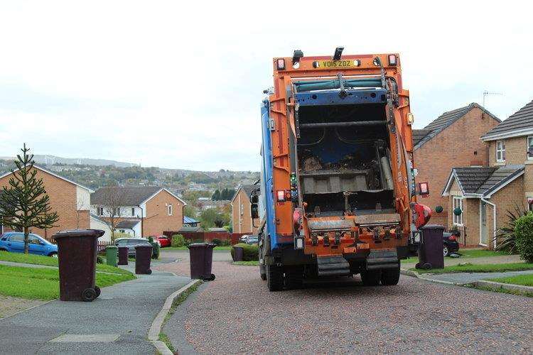 Bins consistently left blocking the highway could mean a fine for the owners