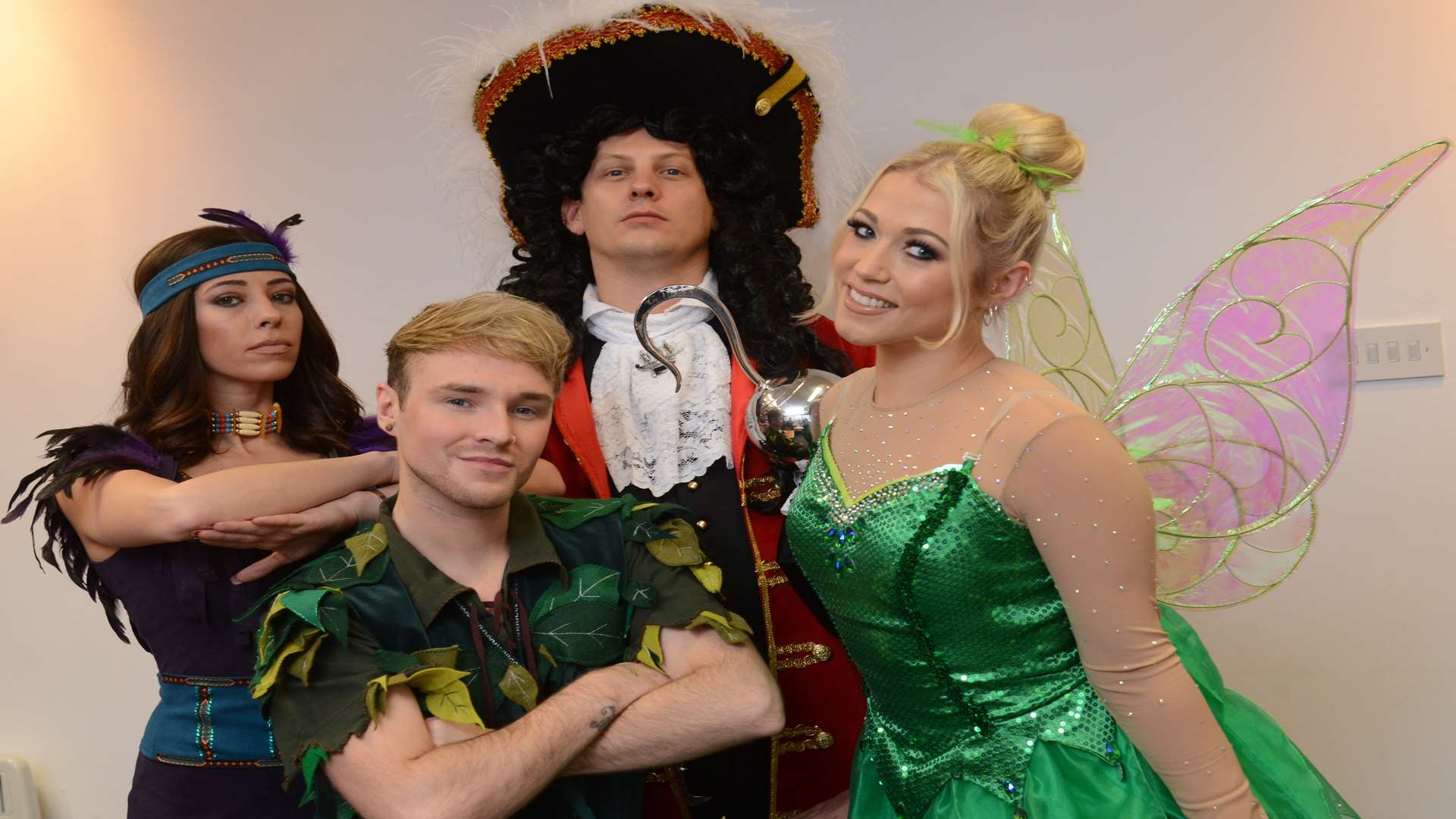 Stars of Peter Pan at Maidstone Studios Picture: Gary Browne