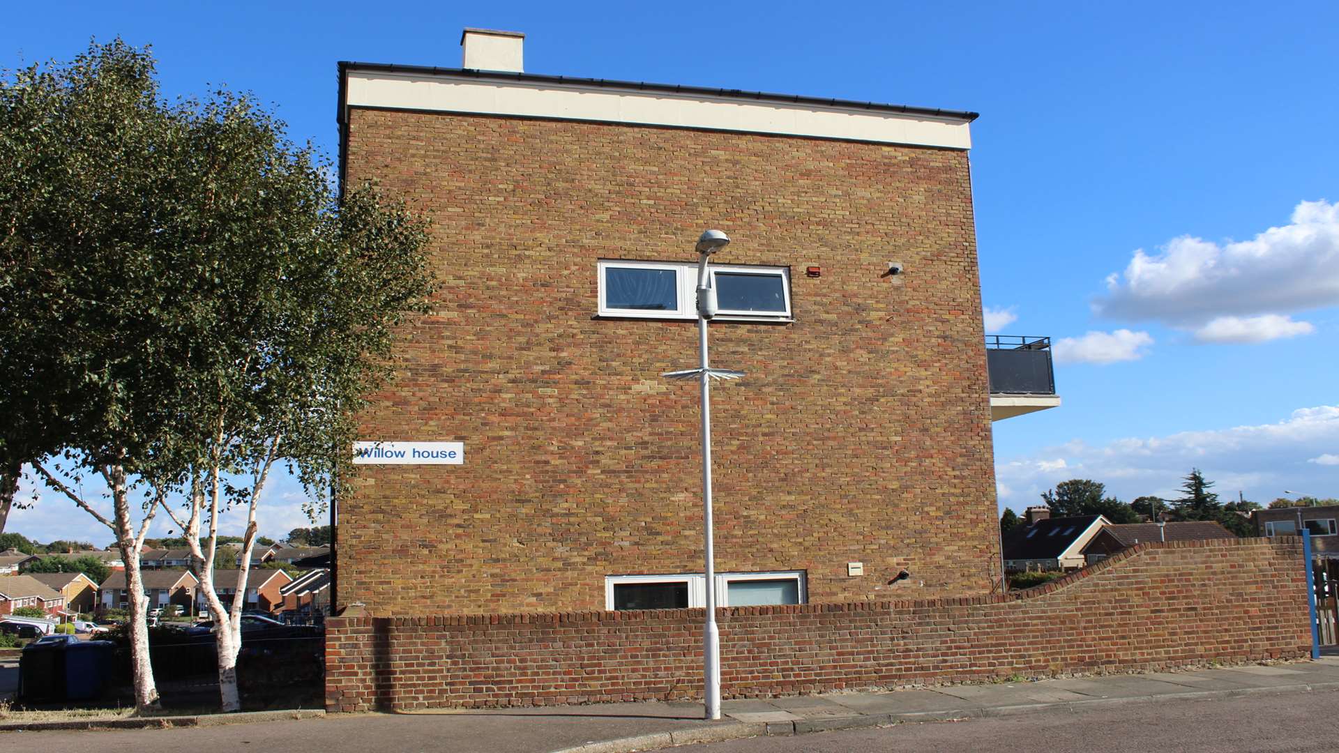 Willow House: Scene of the flat fire