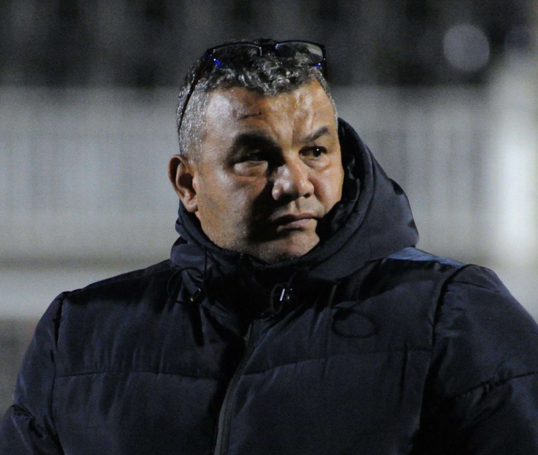 Maidstone United manager Hakan Hayrettin Picture: Steve Terrell