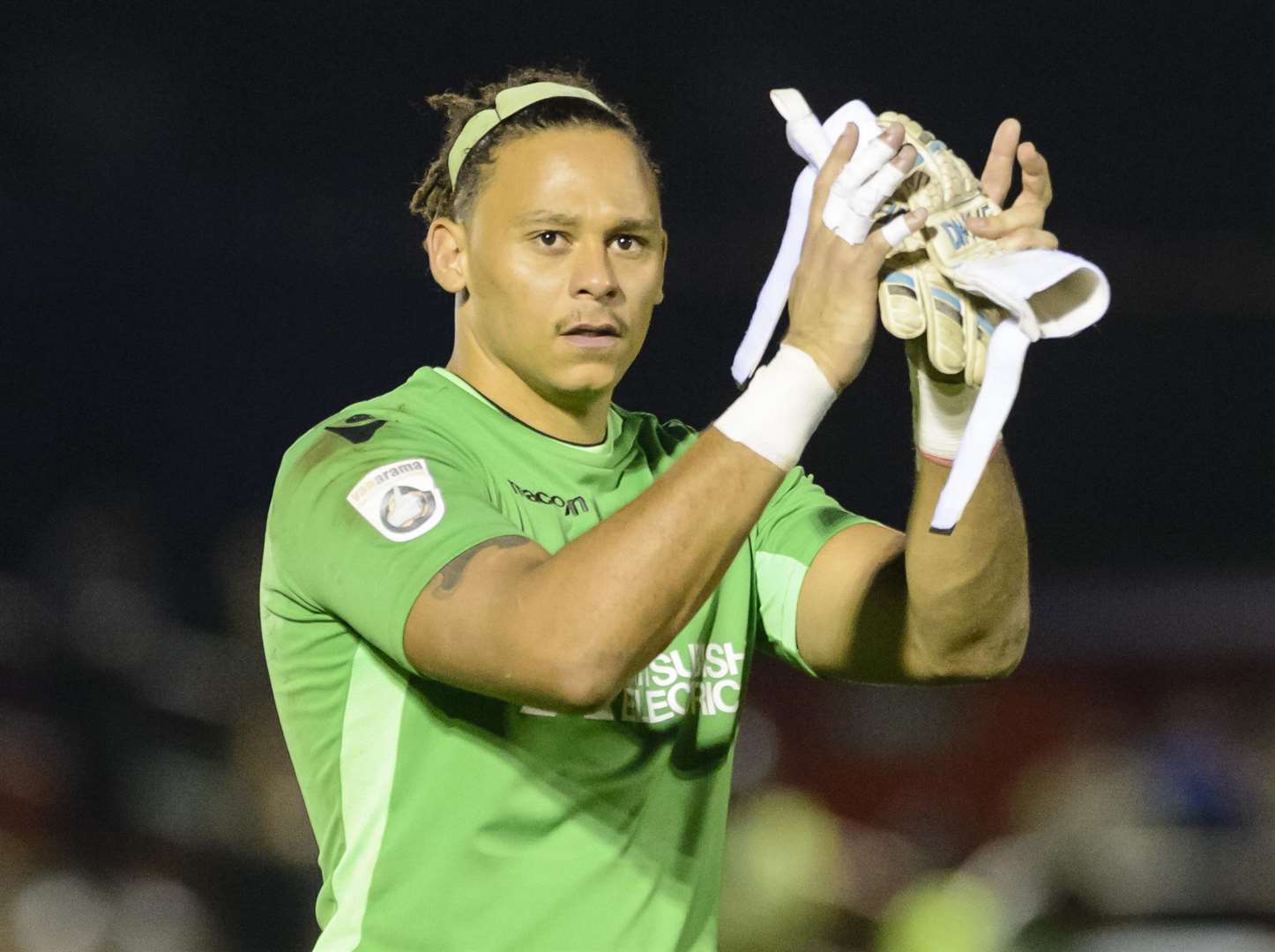 Ebbsfleet keeper Nathan Ashmore Picture: Andy Payton