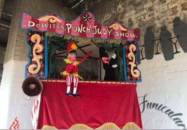 Punch & Judy man Professor Brent de Witts. Picture: Kyle Pressley/ Change.org