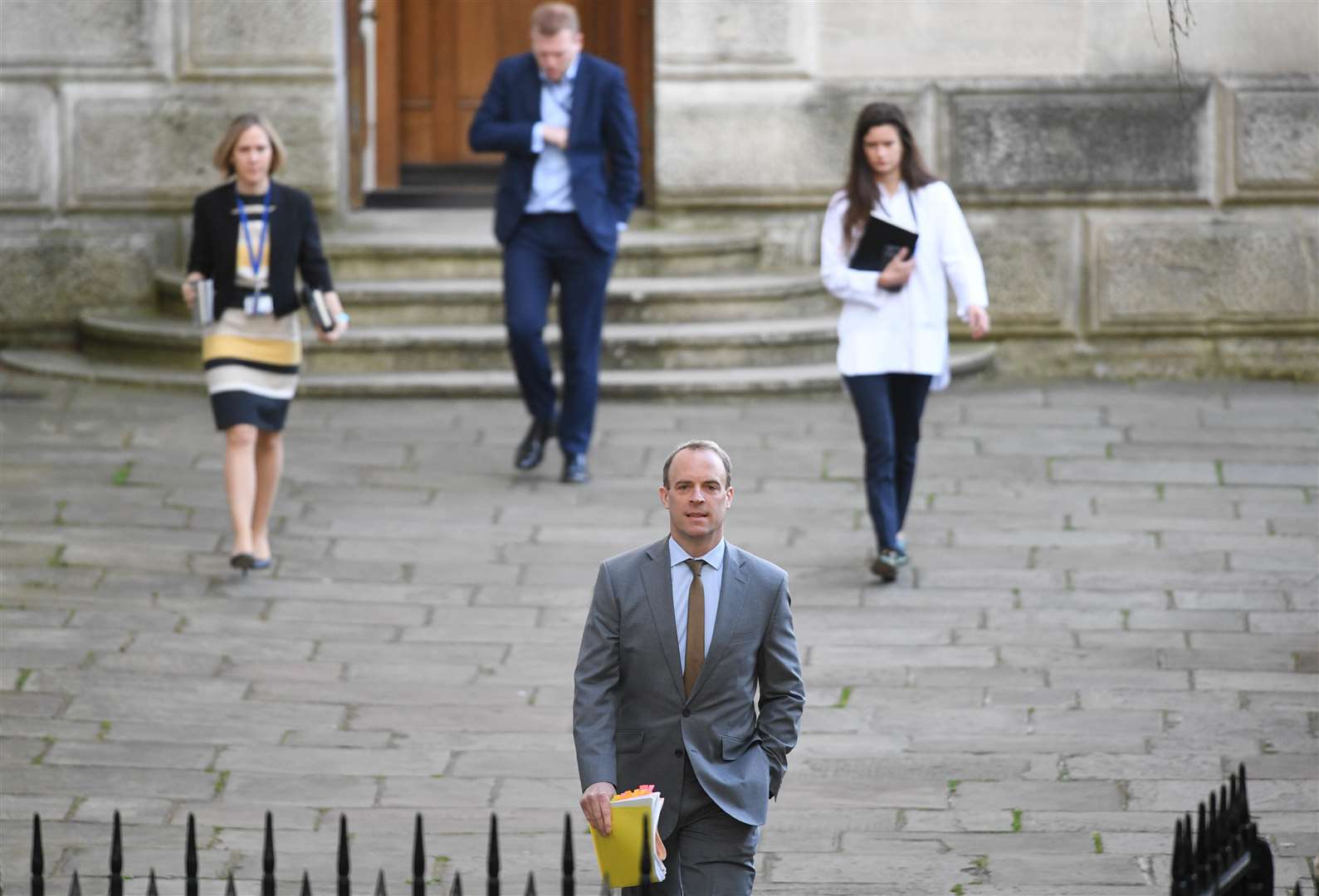 Foreign Secretary Dominic Raab has been deputising for the PM (Stefan Rousseau/PA)