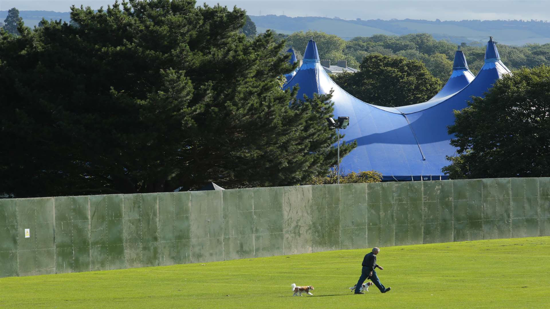 Dog walkers will still be able to enjoy the rest of the park