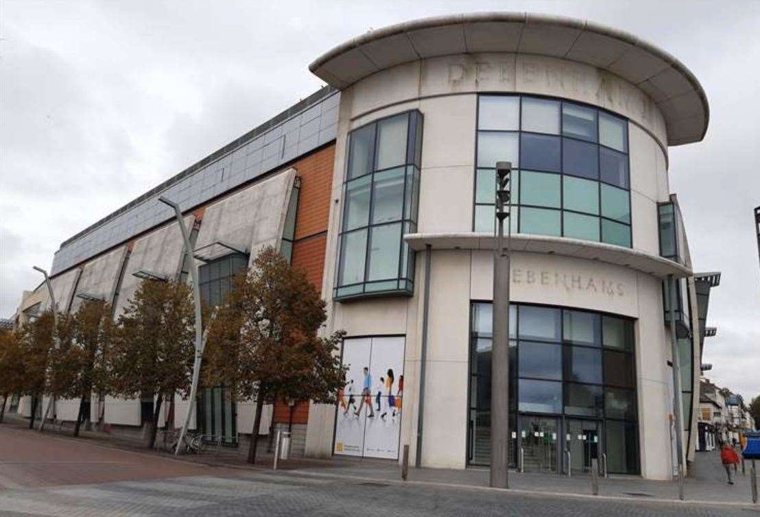 What was Debenhams in County Square, Ashford