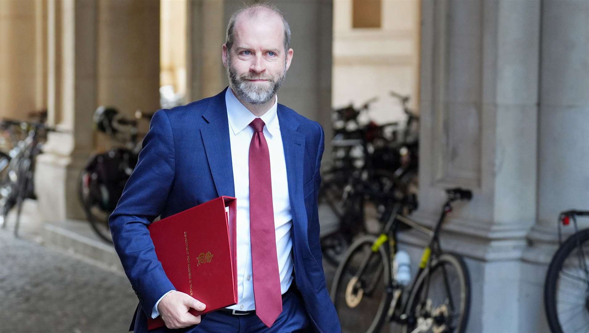 Business and Trade Secretary Jonathan Reynolds arriving in Downing street, in central London. Picture: PA