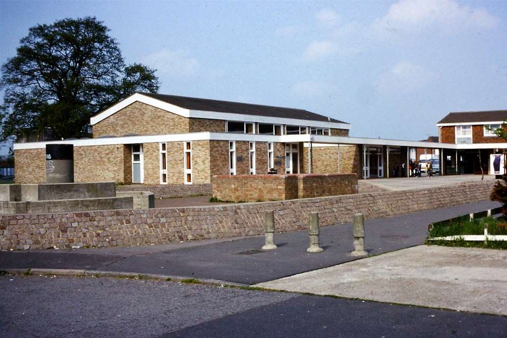 How Bockhanger Square looked in 1978. Pic by Steve Salter