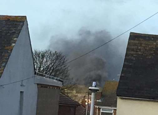 A fire broke out in Birchington. Credit: Susan Fearn