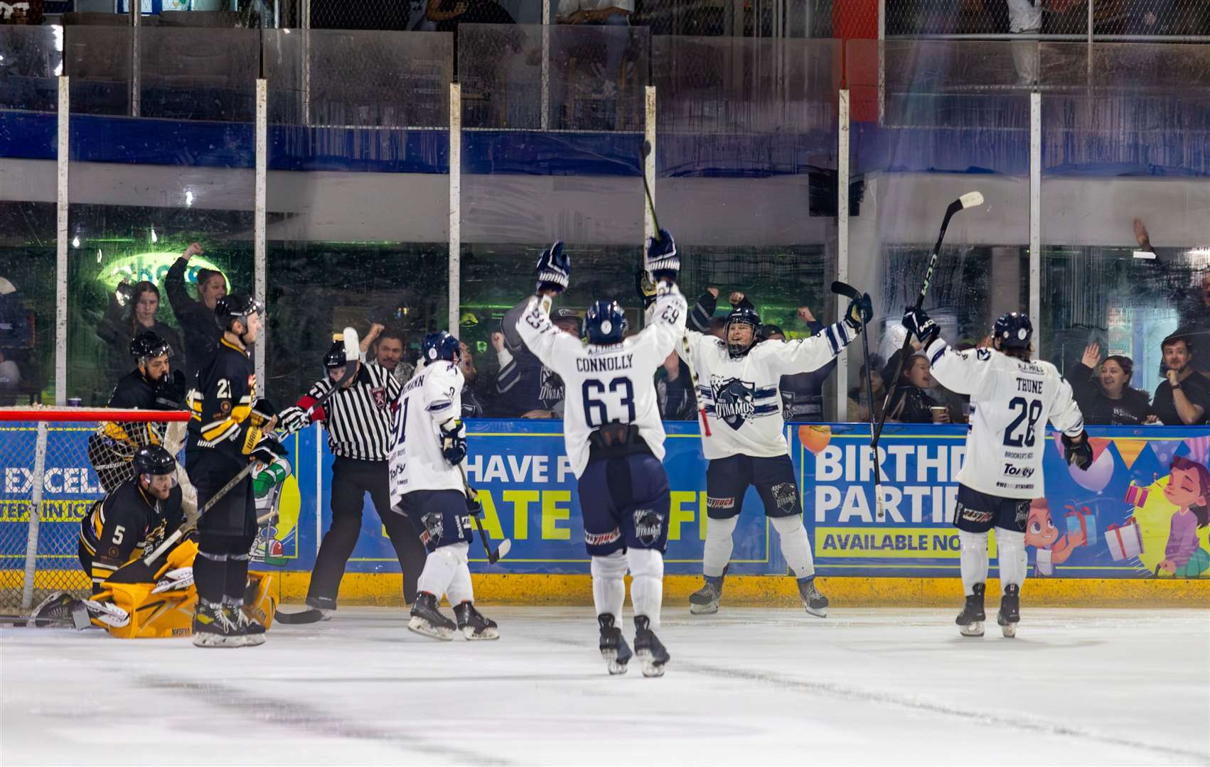 Ruskin Springer-Hughes scored for Invicta Dynamos against Chelmsford Chieftains Picture: David Trevallion