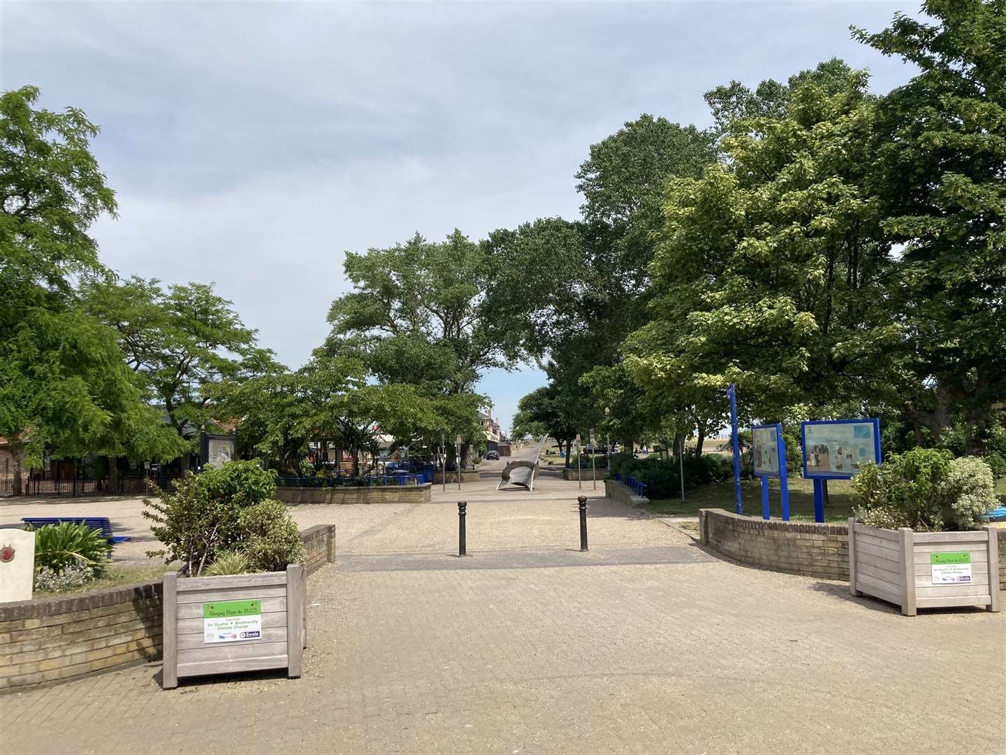 Entrance to Beachfields opposite Sheerness railway station as it looks today. Picture: John Nurden (59470835)