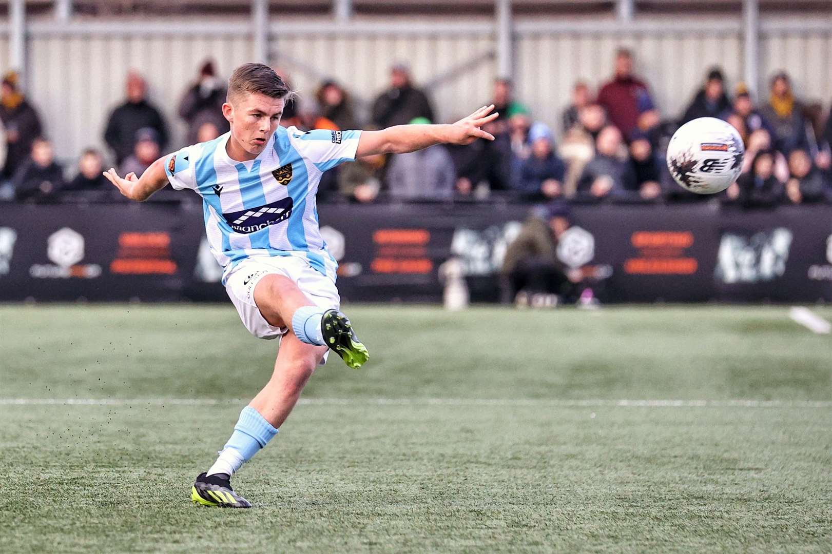 Riley Court made his first league start for the Stones at Slough. Picture: Helen Cooper