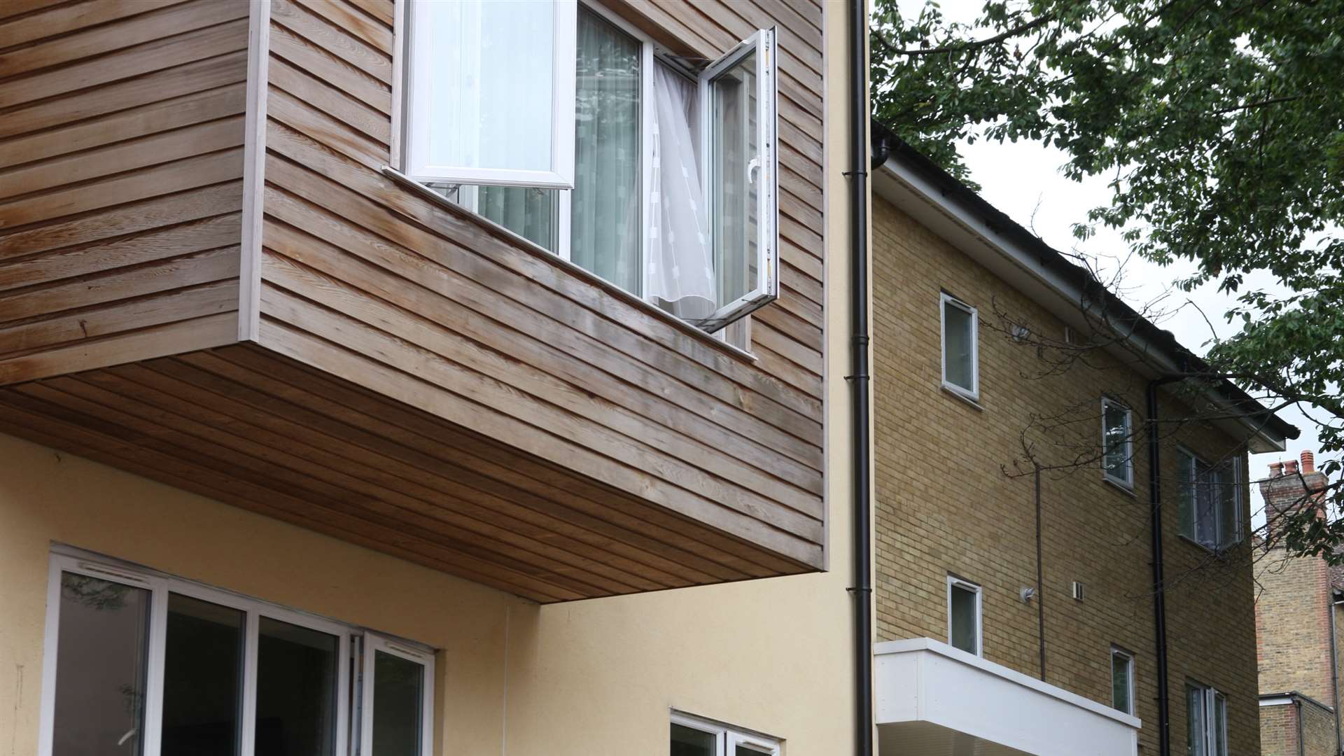 The apartment block Julie West lives in. Picture: John Westhrop