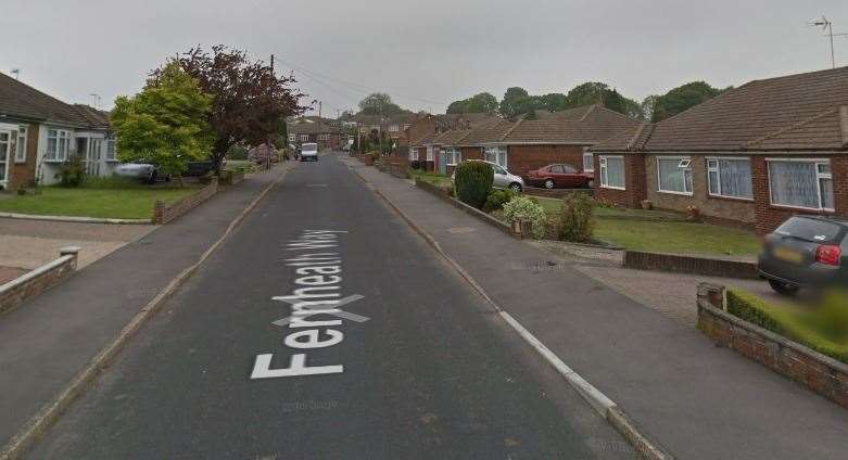 The fire service were called to Fernheath Way, Dartford. Picture: Google Maps