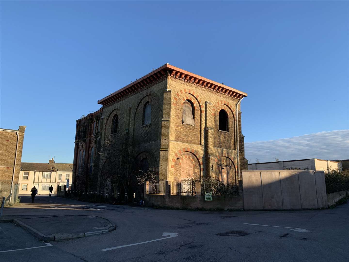 The water tower in Trinity Road