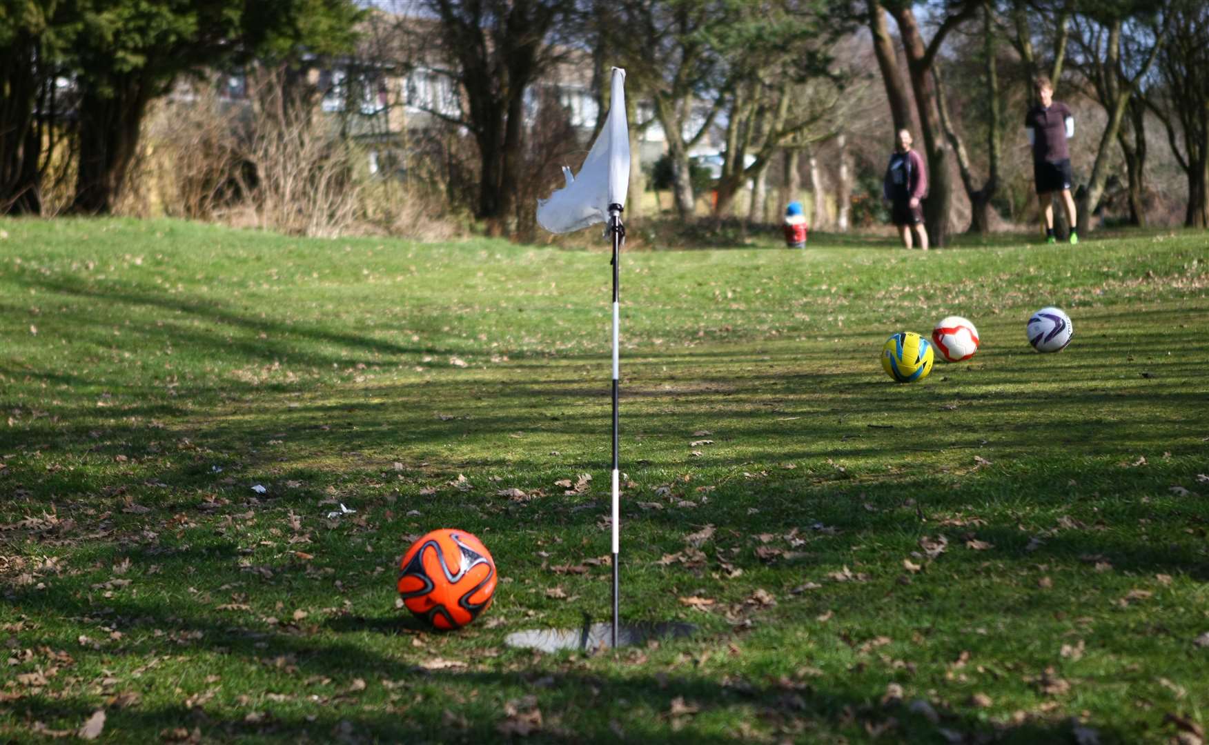 Folkestone Sports Centre had a footgolf course. Picture: Matt Bristow