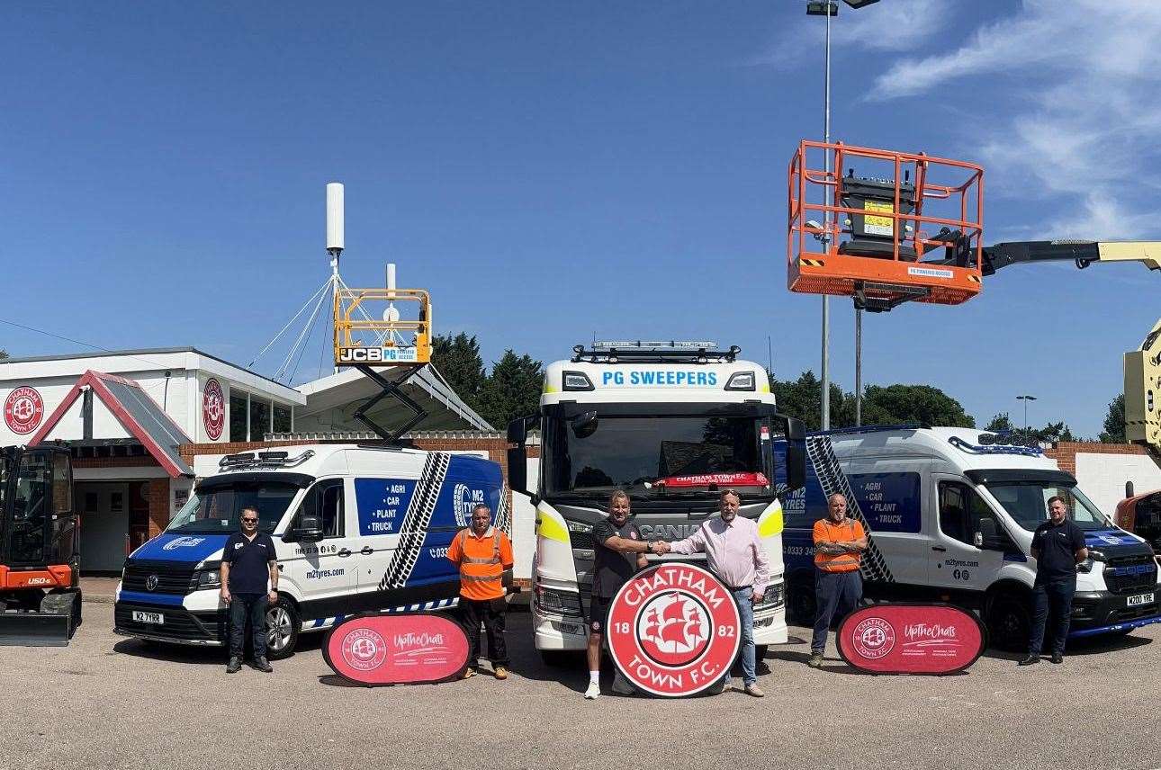 PG Site Services have agreed a new shirt sponsorship with Chatham Town Women's team