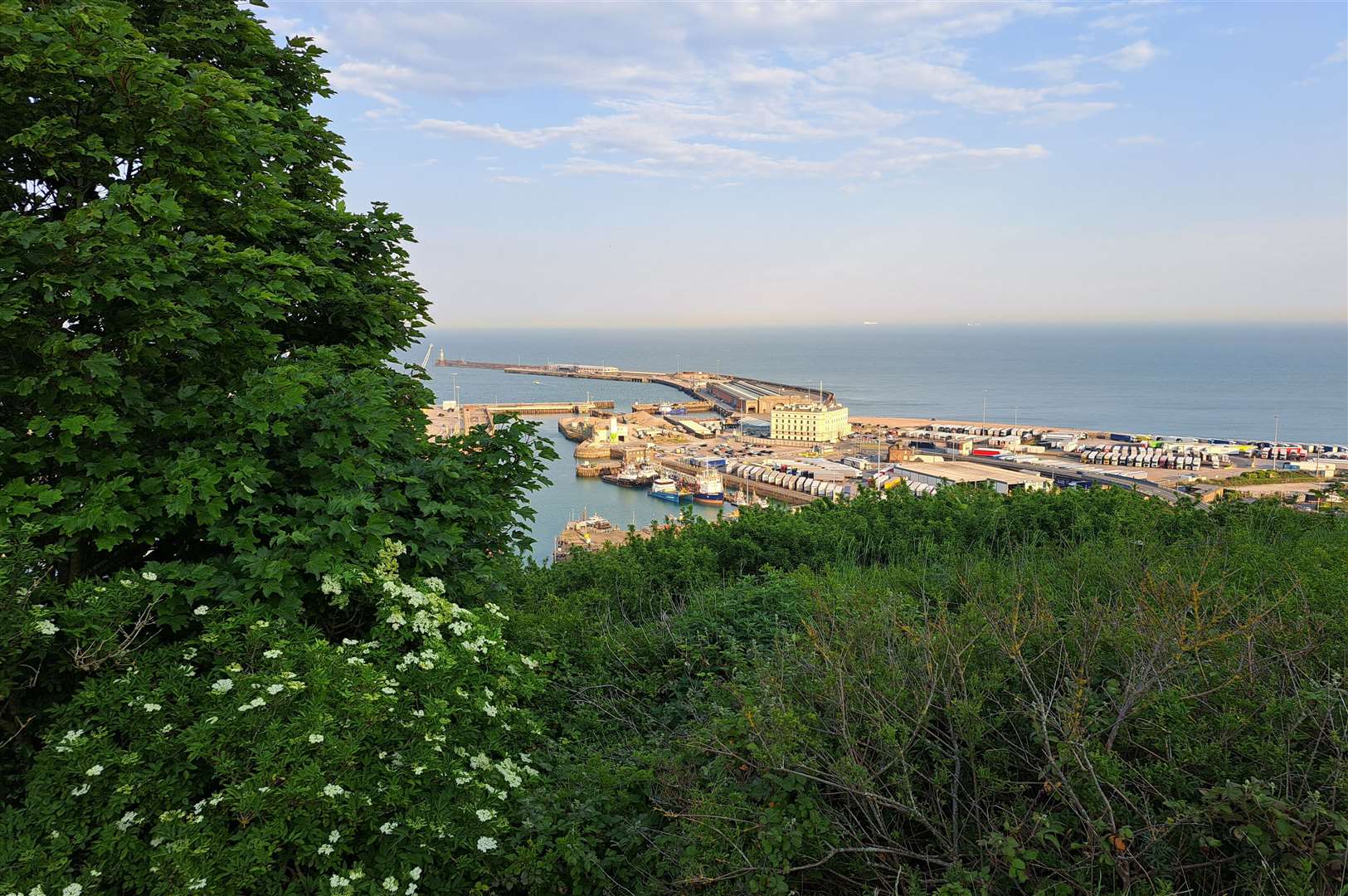 Asylum seekers are brought to the Western Jet Foil in Dover