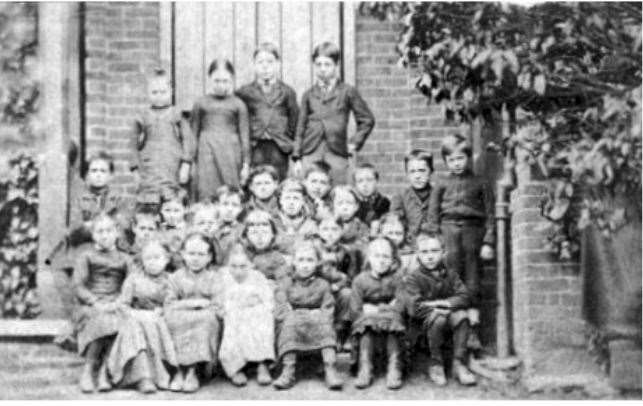 A Bearsted National School class from 1842