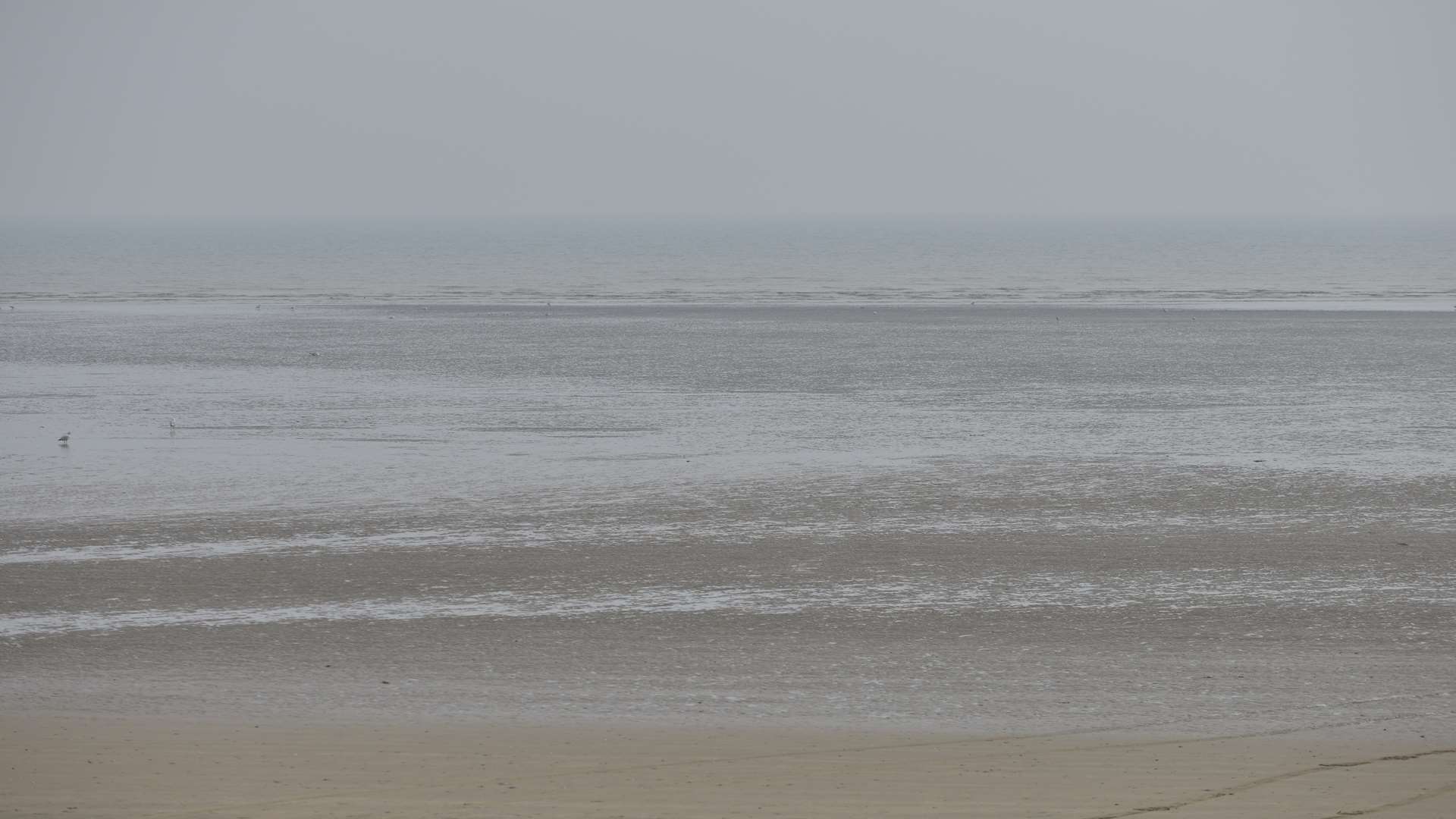 The beach at Littlestone, a few miles from the Sussex border