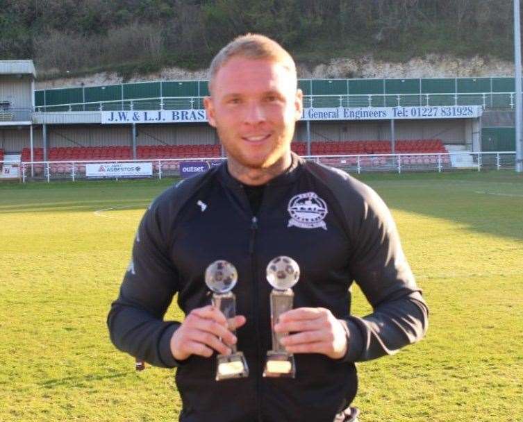 Myles Judd has signed a new deal at Dover. Picture: Dover Athletic