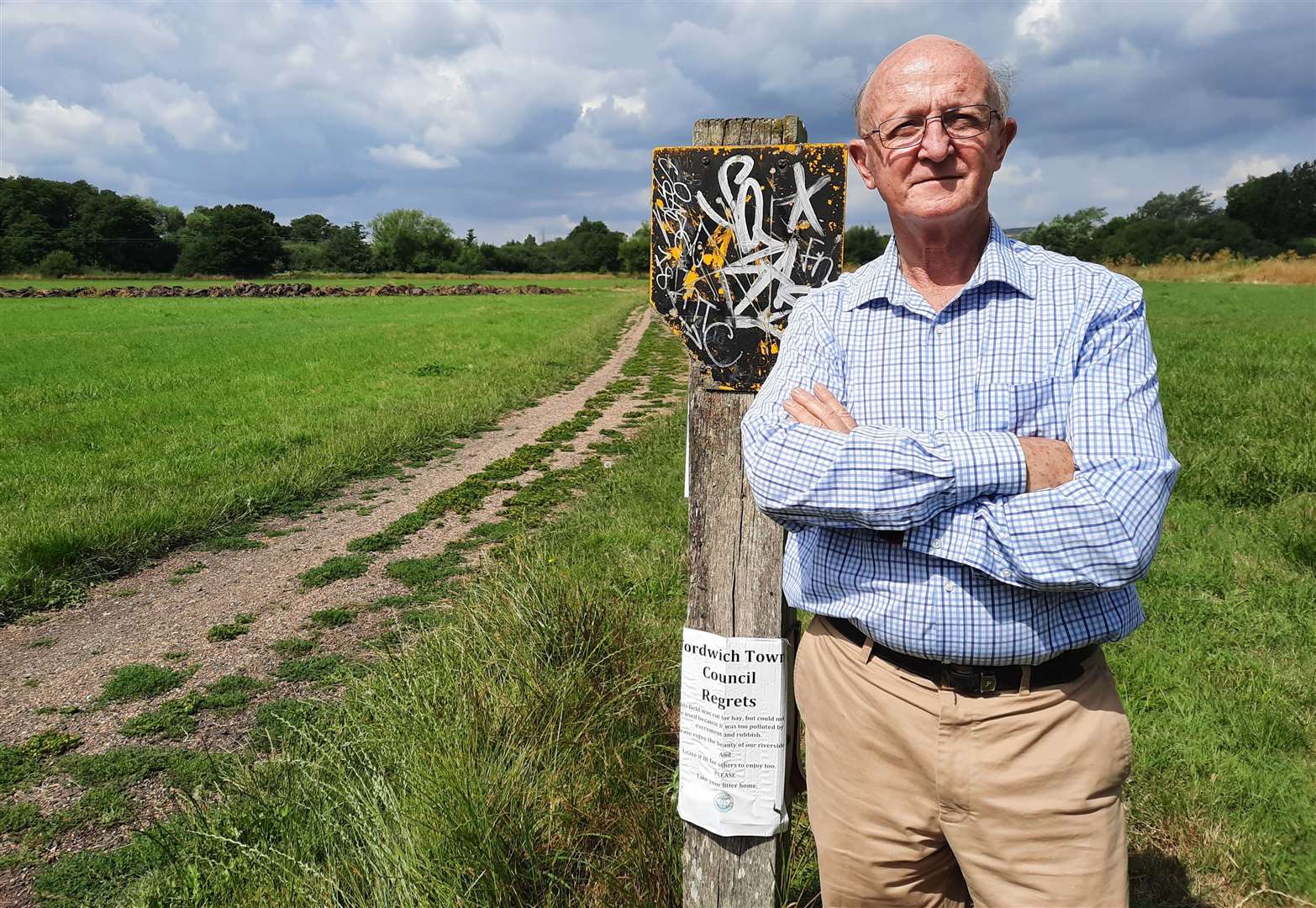 Fordwich Town Council chairman Philip Lewis