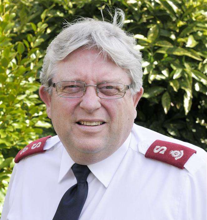 Major David Ramsay of Milton Salvation Army who died last Friday.