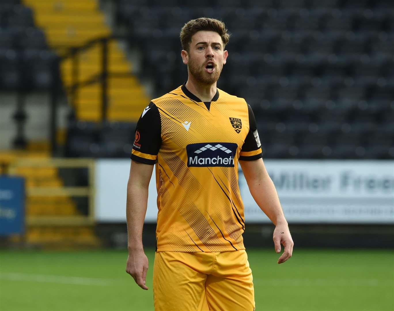 Maidstone United defender Sam Bone. Picture: Steve Terrell