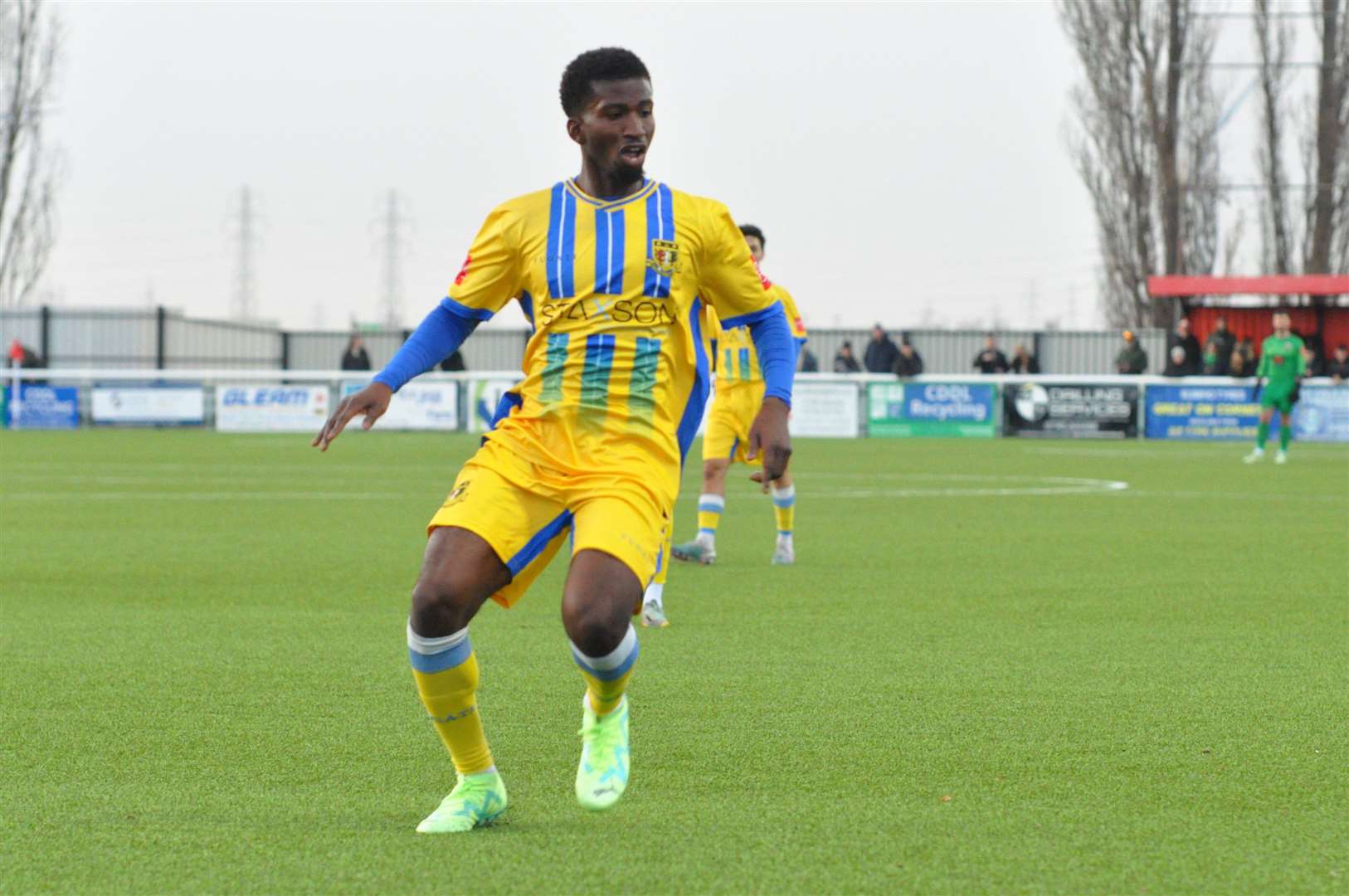 Sittingbourne defender Donvieve Jones in the action. Picture: Paul Owen Richards