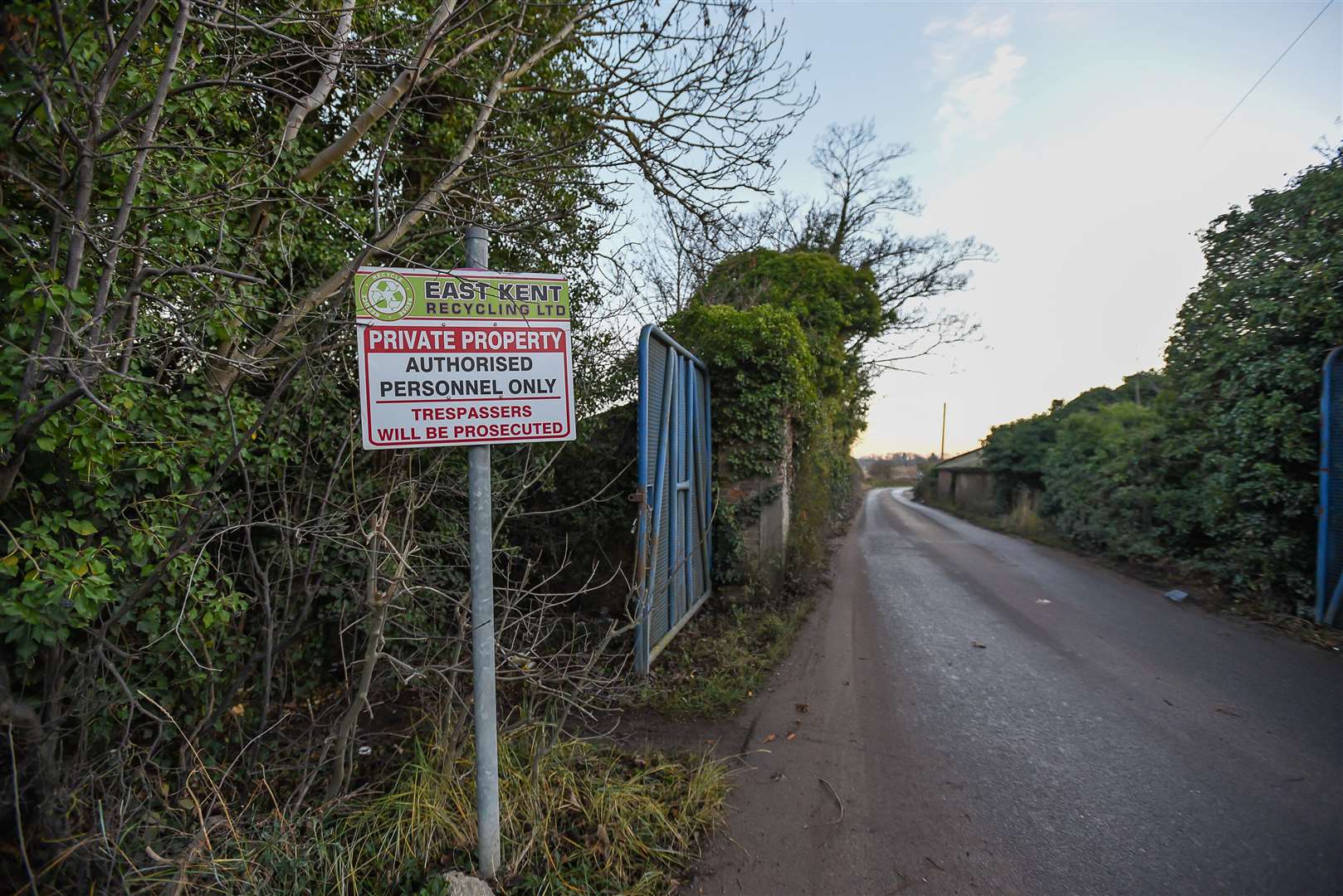 Proposed expansion of East Kent Recycling plant near Oare. Faversham Recycling Plant, Oare Creek Faversham, Kent. ME13 7TX. 121217 Picture: Alan Langley... FM5022403. (13417997)